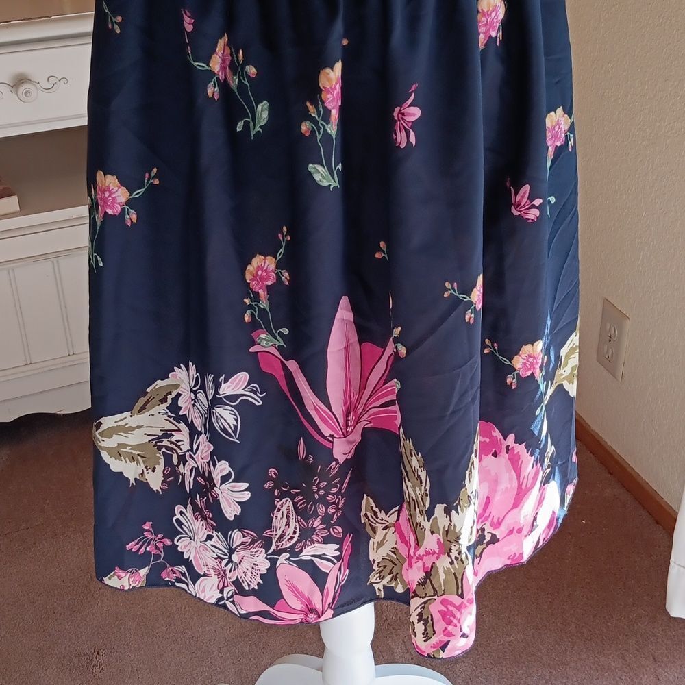 Shein Unity Plus Size Shirred Butterfly Sleeves C… - image 4